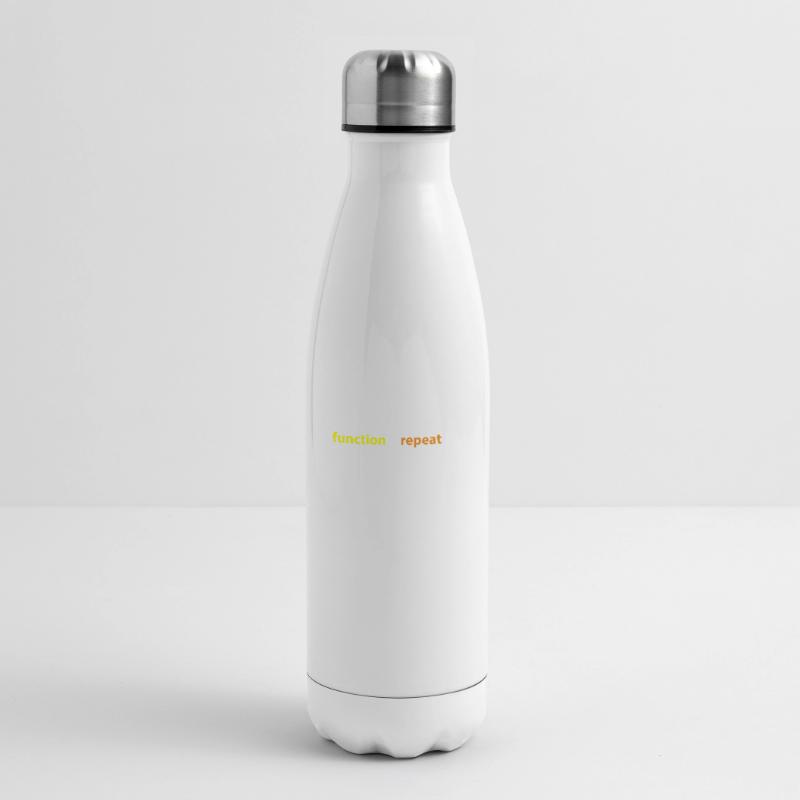 Code Eat Sleep Repeat Hacker IT Gift Insulated Water Bottle