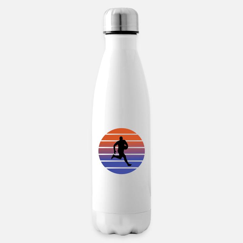 le rugby - Bouteille isotherme - blanc