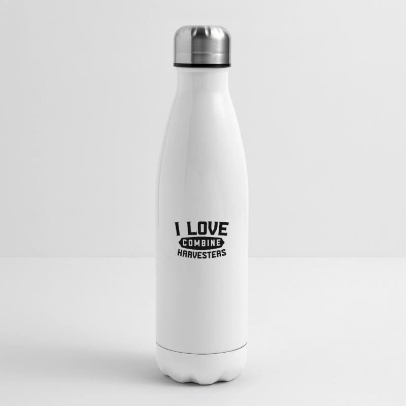 J’aime la moissonneuse-batteuse chauffeur de moissonneuse-batteuse Bouteille isotherme