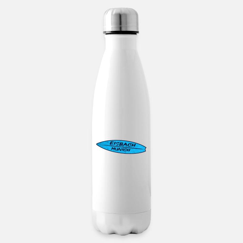 Eisbach München - Isolierflasche - Weiß