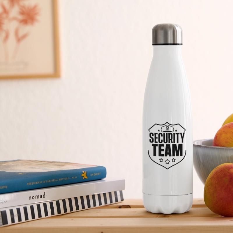 Security Team Security Security Guard Security Insulated Water Bottle