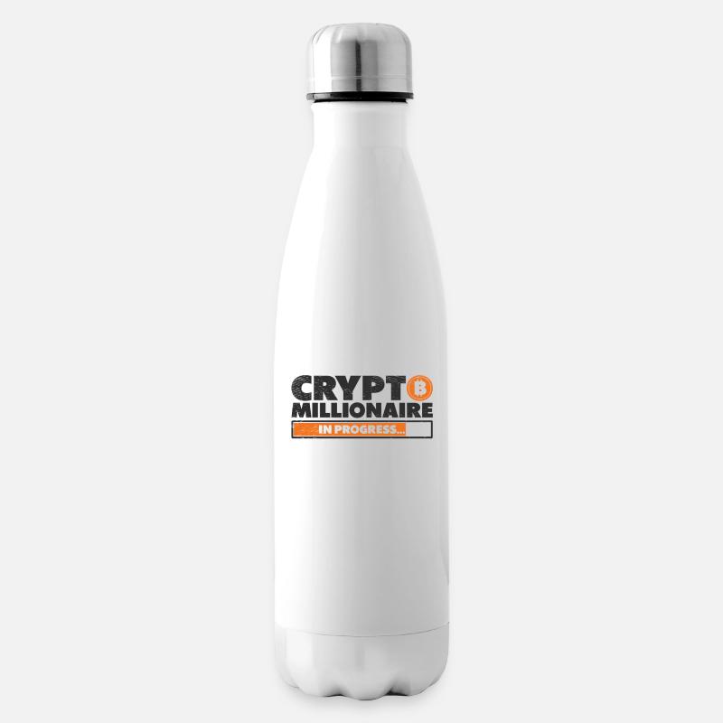 Bitcoin Miner Kryptowährung Bitcoin Mining Miner - Isolierflasche - Weiß