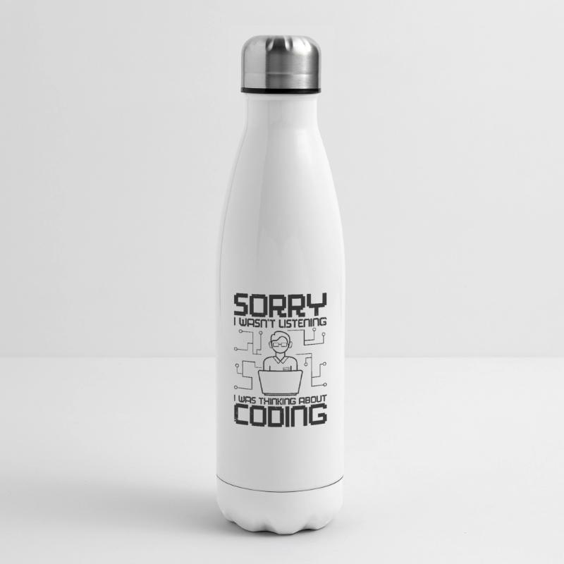 Programmierer Software Web Entwickler Coder Coding Isolierflasche