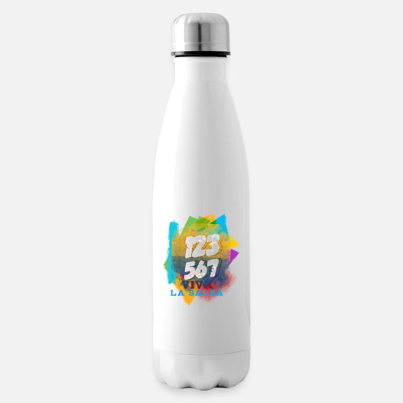 Salsa Danse Salsa 123 567 - Bouteille isotherme - blanc