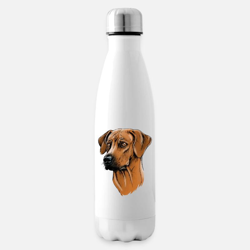 Rhodesian Ridgeback - Isolierflasche - Weiß