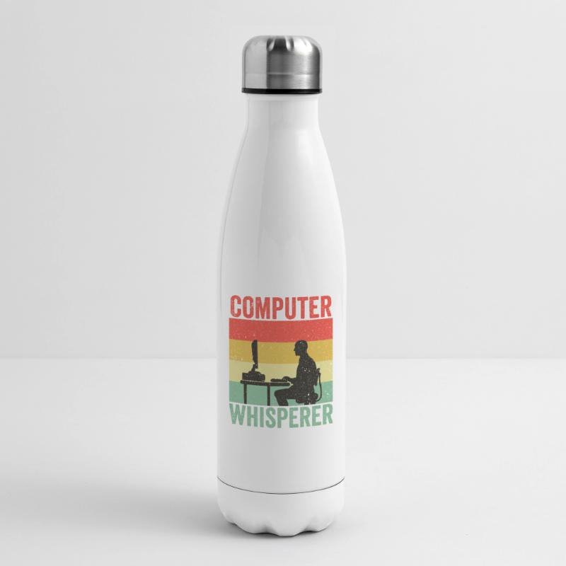 Computer Whisperer IT Support Programmierer Isolierflasche