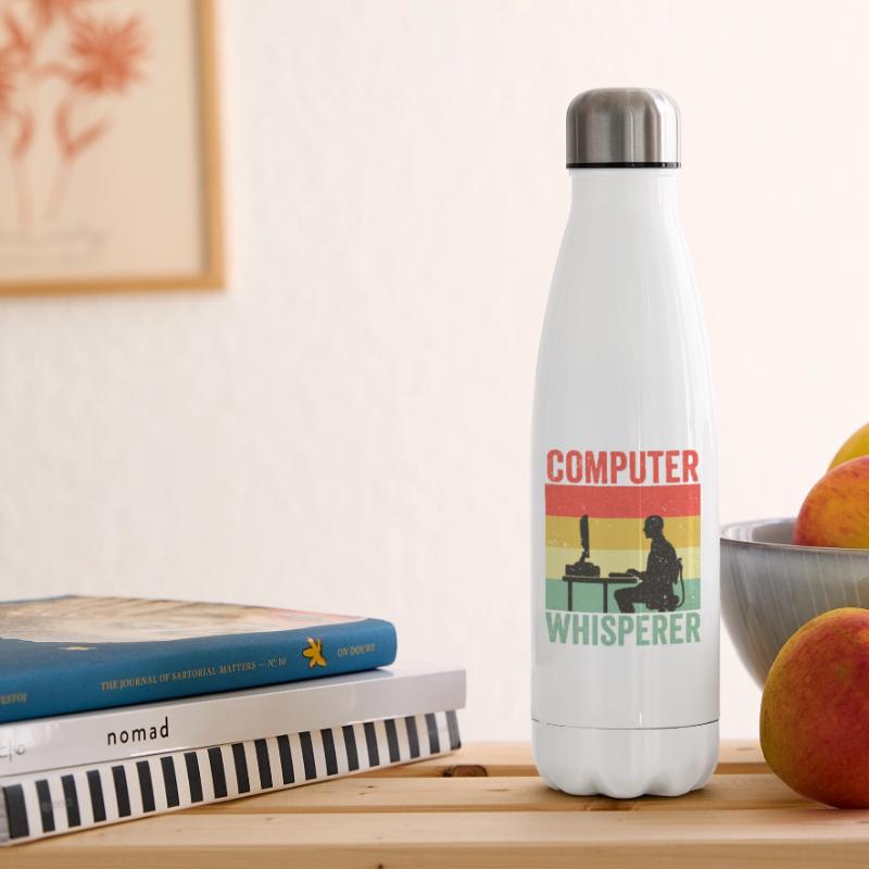 Computer Whisperer IT Support Programmierer Isolierflasche