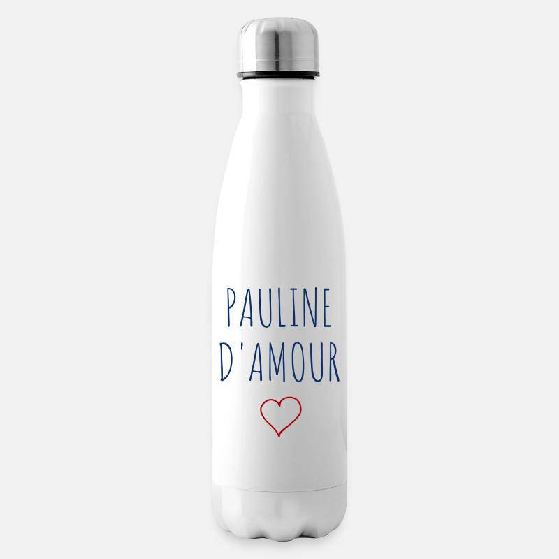 PAULINE D'AMOUR - COEUR - Bouteille isotherme - blanc