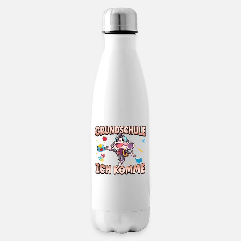 Grundschule Ich Komme Ein Schulkind Einschulung - Isolierflasche - Weiß