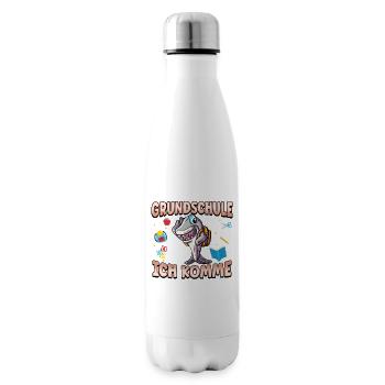 Grundschule Ich Komme Ein Schulkind Einschulung - Isolierflasche - Weiß - Rechts