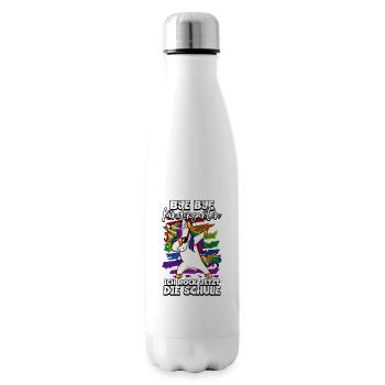 Bye bye Kindergarten ich rocke jetzt die schule - Isolierflasche - Weiß - Rechts