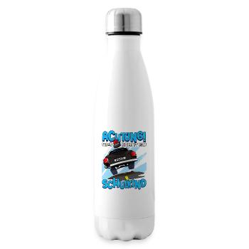Achtung hier kommt ein Schulkind 1. Klasse - Isolierflasche - Weiß - Rechts