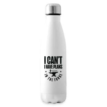 Knifemaking Knife Making Bladesmith Smithing Knife - Insulated Water Bottle - white - Right