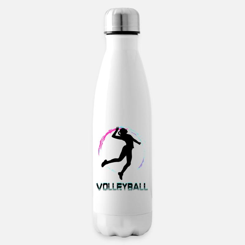 Volleyball - Isolierflasche - Weiß
