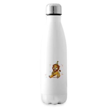 3. Geburtstag Löwe Wild Frech Und Endlich 3 Jahre - Isolierflasche - Weiß - Rechts