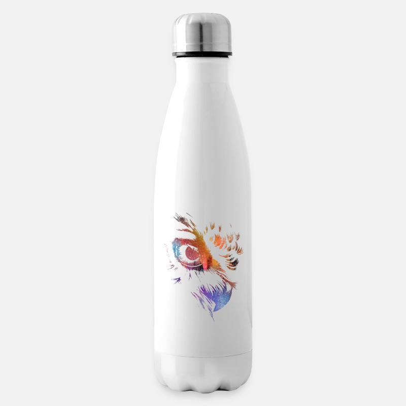 Hibou - Bouteille isotherme - blanc