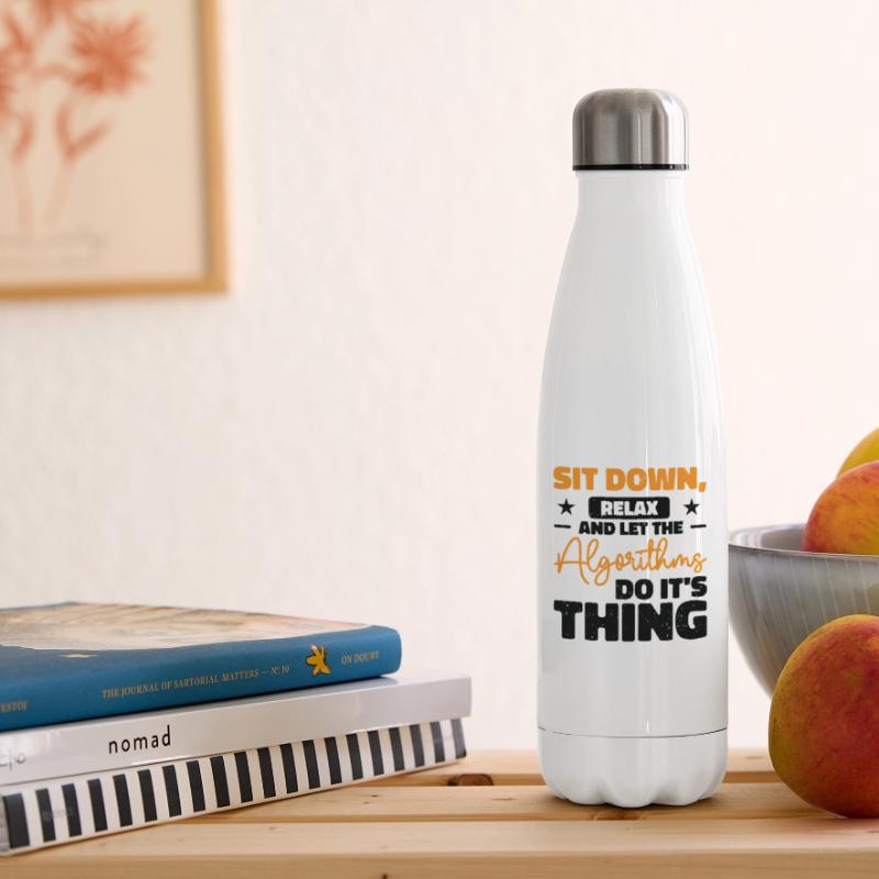 Computer Algorithmus Programmierer Künstliche Isolierflasche