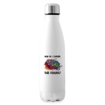 Psychologie Psychologue Psychiatrie Humour - Bouteille isotherme - blanc - Droite