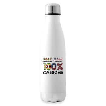 Né au Zimbabwe Zimbabwe États-Unis - Bouteille isotherme - blanc - Droite