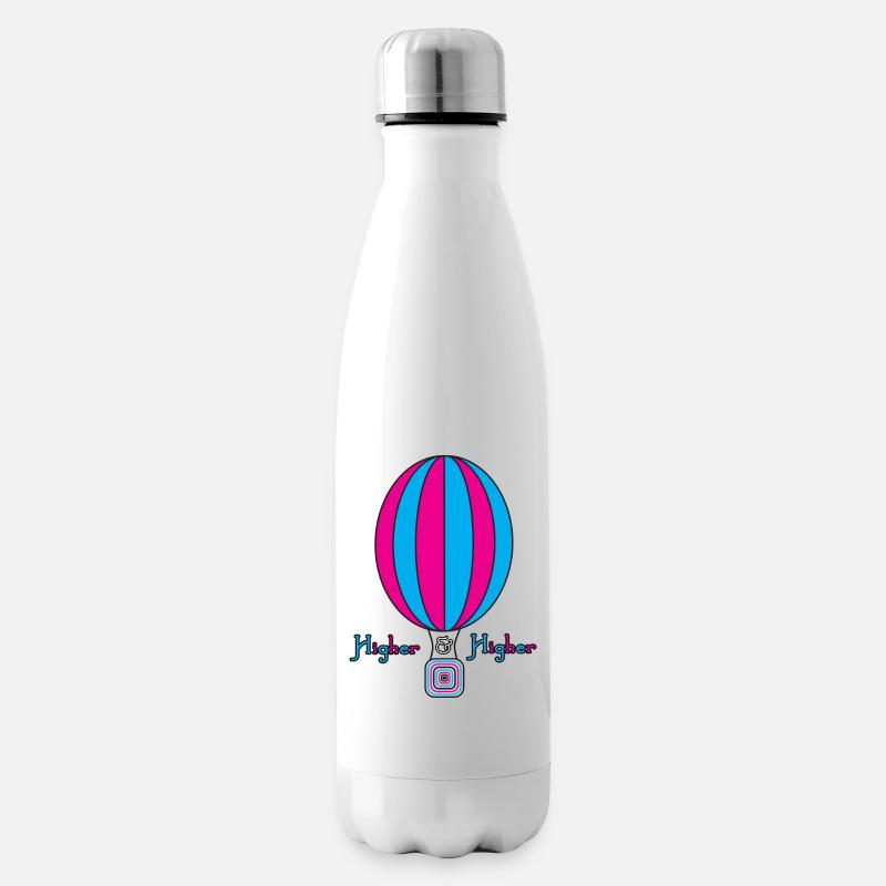 Heißluftballon Higher - Isolierflasche - Weiß