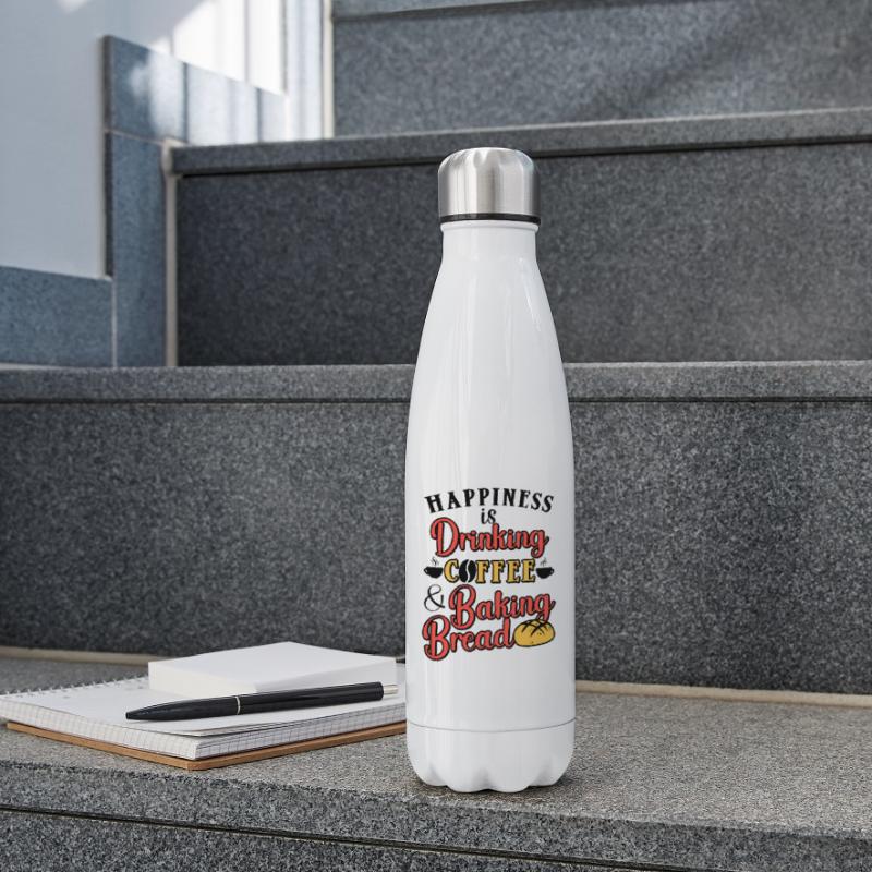 Baking Bread Drinking Coffee Caffeine Bread Baker Insulated Water Bottle