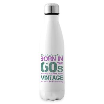 60s Sixties 60s - Insulated Water Bottle - white - Right