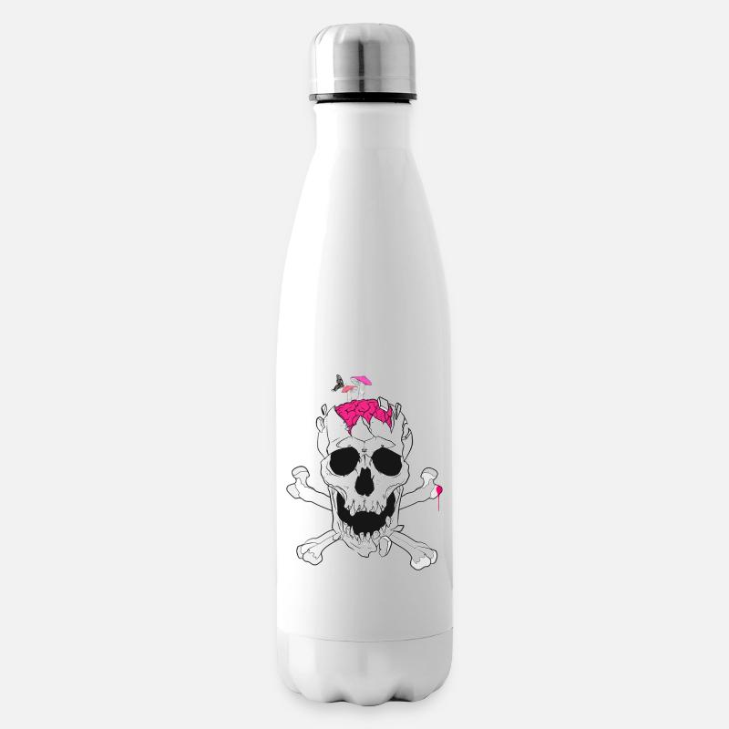 Frühjahrslorchel - Isolierflasche - Weiß