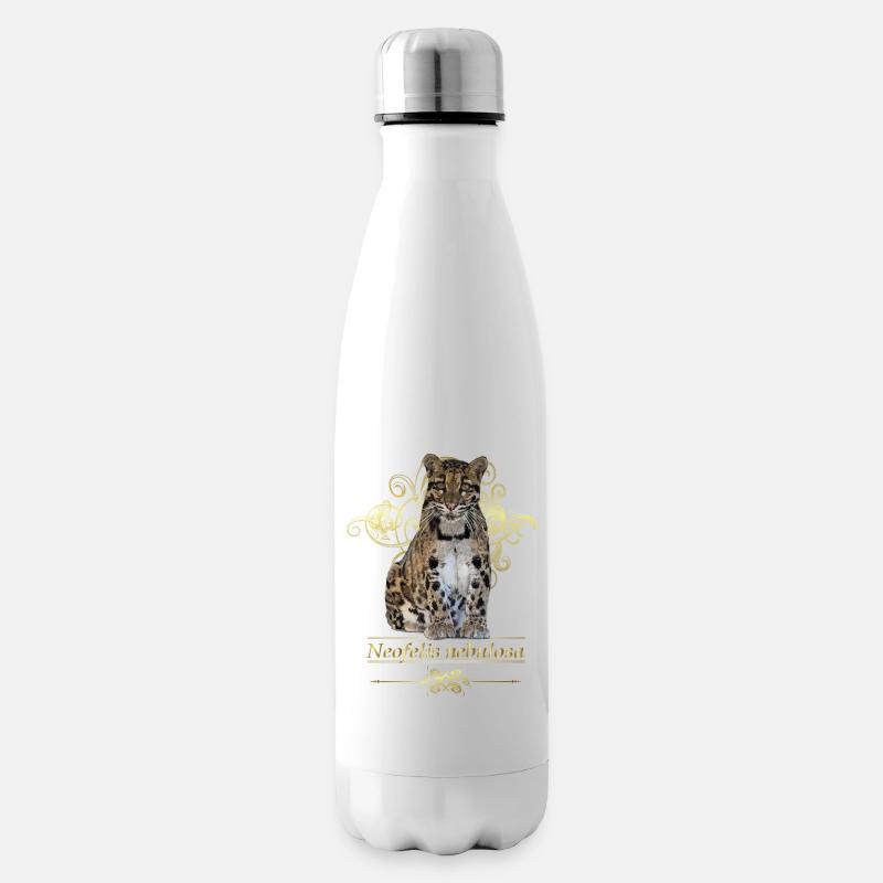 Der Nebelparder - Isolierflasche - Weiß