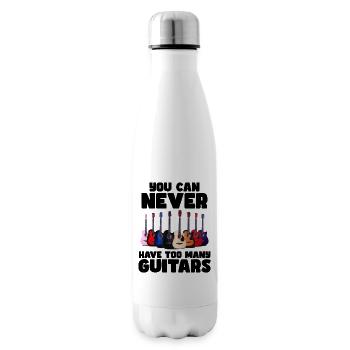 On n’a jamais trop de guitares # - Bouteille isotherme - blanc - Droite