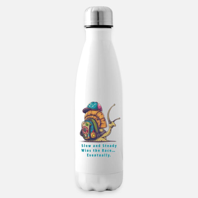 Lent et régulier - Bouteille isotherme - blanc