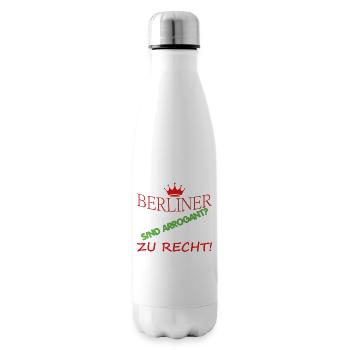 Berlin Souvenir Touristen Hauptstadt Metropole BLN - Isolierflasche - Weiß - Rechts