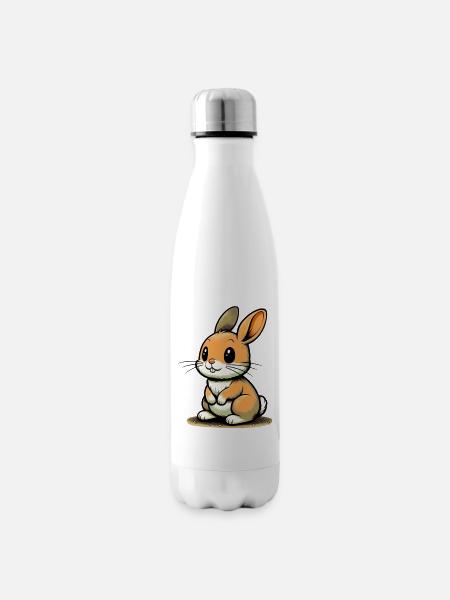 Kaninchen - Isolierflasche - Weiß