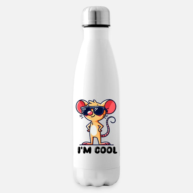 maus cool - Isolierflasche - Weiß