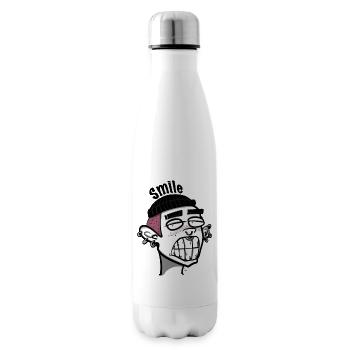 Lächeln - Isolierflasche - Weiß - Rechts
