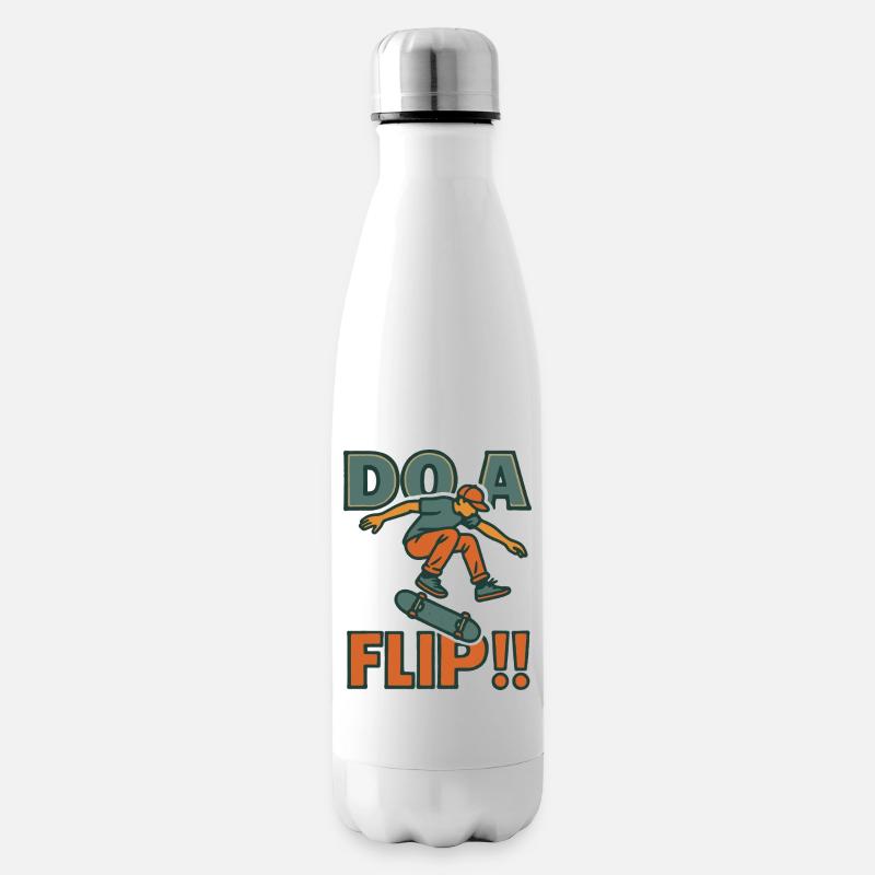 Do a Flip DO - Insulated Water Bottle - white