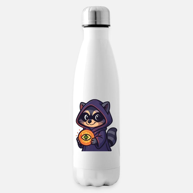 Wenn ein Racoon was findet - Isolierflasche - Weiß
