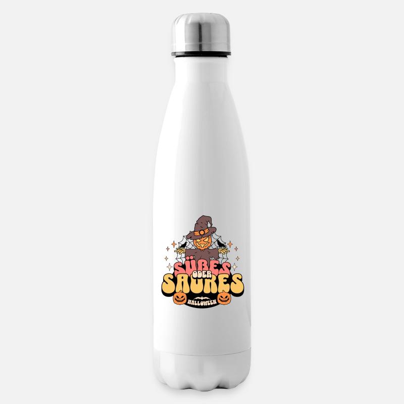 Süßes oder Saures - Isolierflasche - Weiß