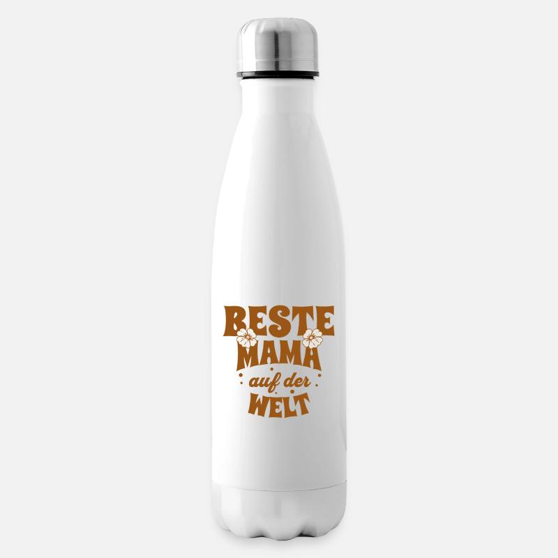 Beste Mama auf der Welt - Isolierflasche - Weiß