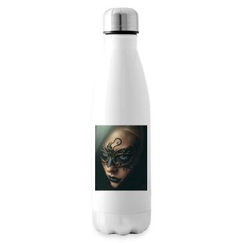 Gold Maskierte Verzauberungsfrau Schwarz -GBC - Isolierflasche - Weiß - Rechts