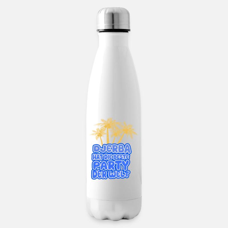 Cadeau pour Djerba - Bouteille isotherme - blanc