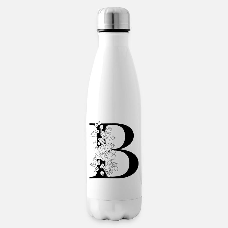 Alphabet B - Isolierflasche - Weiß