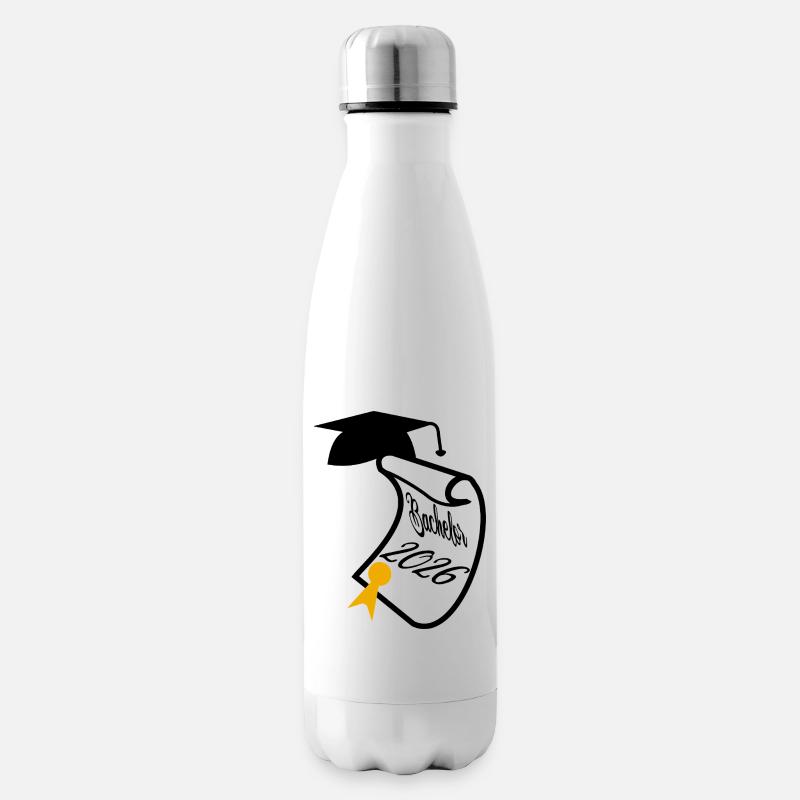 Bachelor 2026 - Isolierflasche - Weiß
