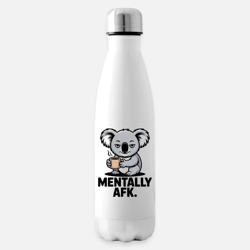 Koala AFK Kaffee - Isolierflasche - Weiß