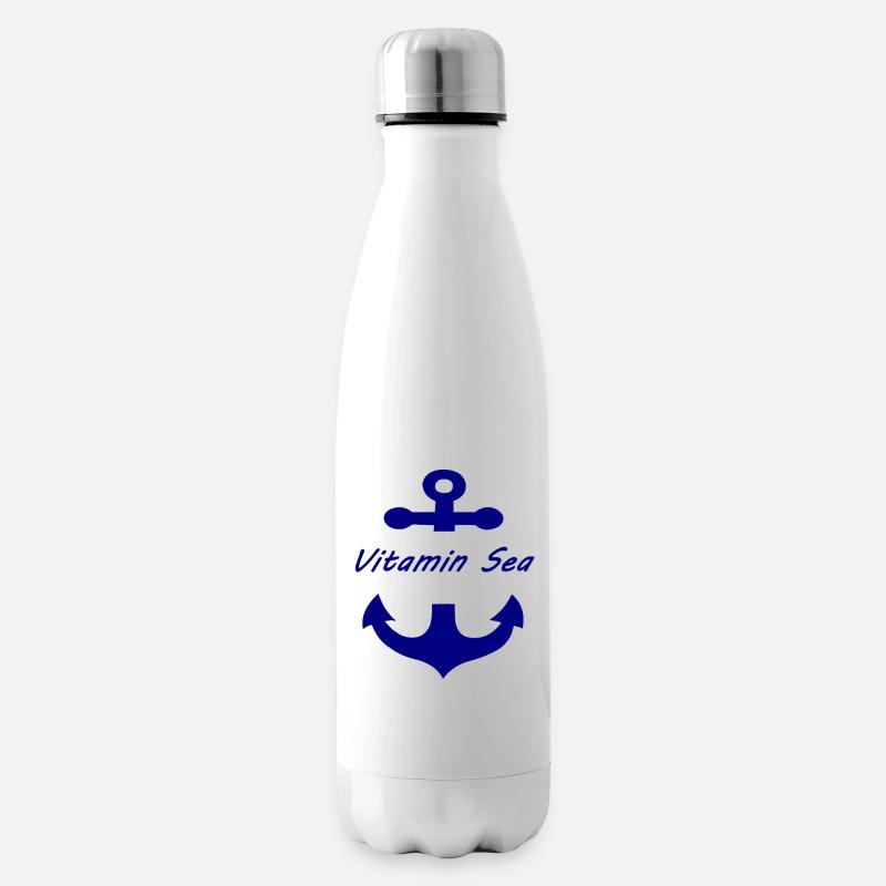Vitamine-Mer - Bouteille isotherme - blanc