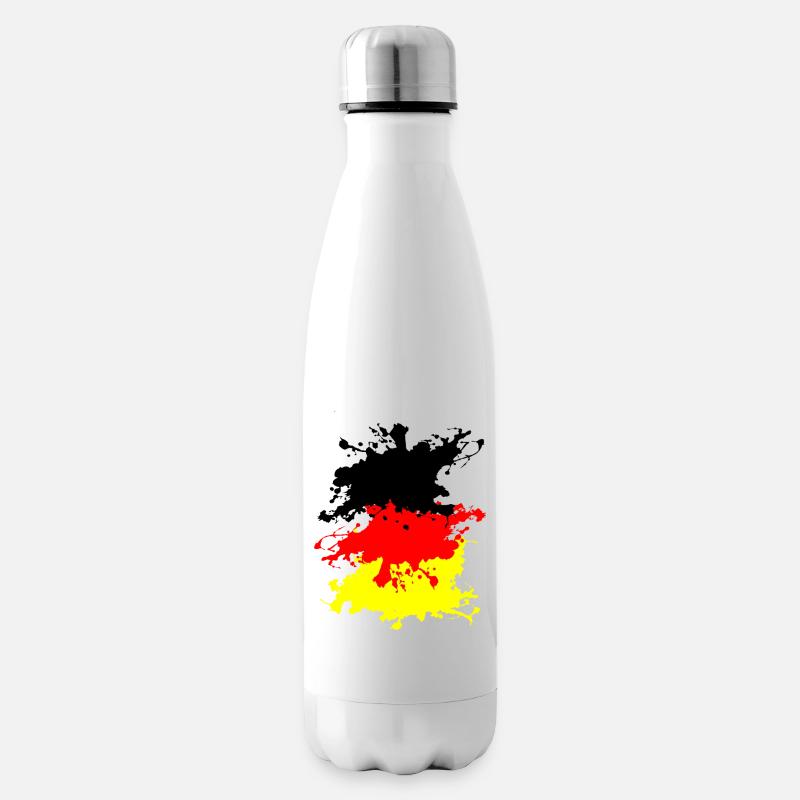 Germany Splash - Insulated Water Bottle - white