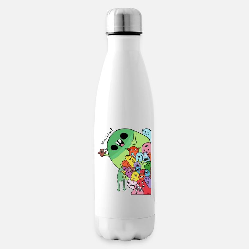 Die Motley-Crew - Isolierflasche - Weiß