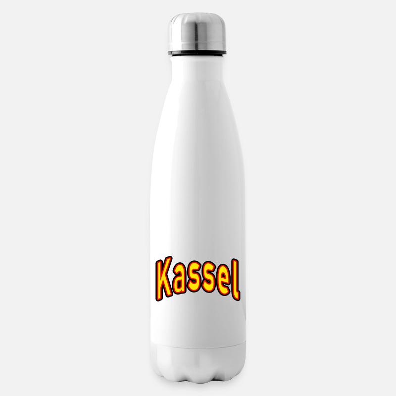 Kassel - Isolierflasche - Weiß