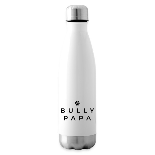 Stolzer Bullypapa minimalistisch - Isolierflasche