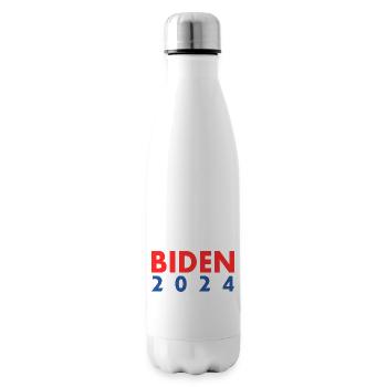 Joe biden 2024 - Insulated Water Bottle - white - Right