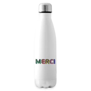Vielen Dank - Isolierflasche - Weiß - Rechts